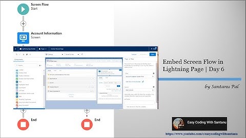 Embed Screen Flow in Lightning Page
