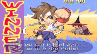 Super Gem Fighter Mini Mix (Arcade) - Complete Playthrough (Sakura Kasugano)