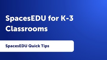 Effective Ways to Use SpacesEDU in K 3 Classrooms | Quick Tips