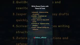 Write Essays Faster with These AI Tools