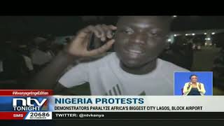 Nigerians take to the streets to protest against brutality by SARS