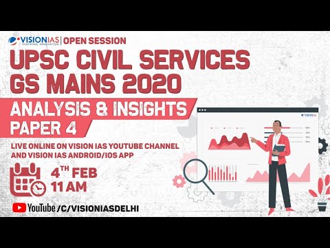 Open Session on UPSC Civil Services GS Mains 2020 Analysis u0026 Insights | Paper-04