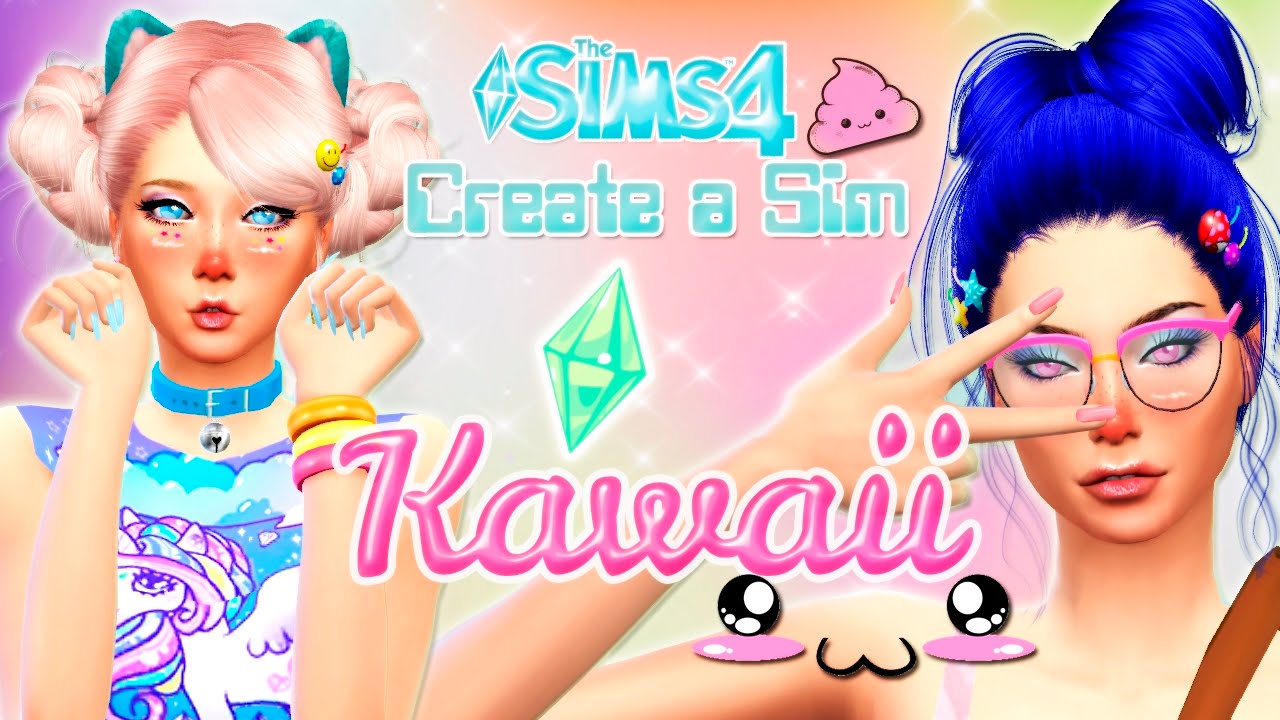 Los Sims Create Sim Kawaii + CC - YouTube