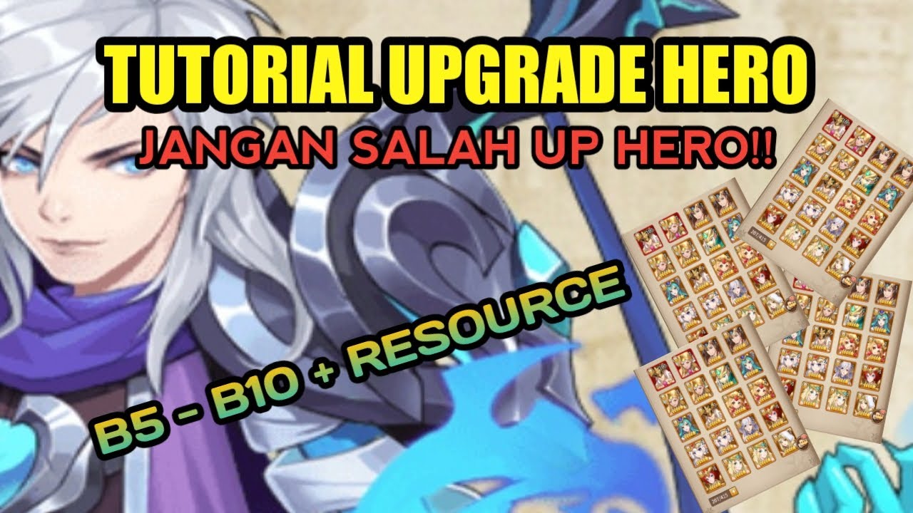 TUTORIAL UPGRADE HERO + RESOURCE || Idle Legends : GOD SAGA