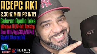 ACEPC AK1 4K MiniPC Intel 4GB 32GB EMMC, WIN 10 : LGTV Review