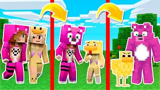 Minecraft Pero Nos Convertimos En Animales Con Lyna