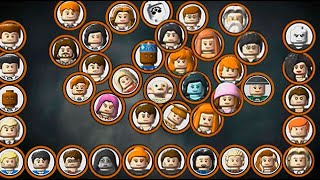 All characters' cards in the game LEGO Harry Potter: Years 5-7