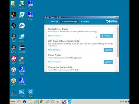 nRF Connect Bluetooth Low Energy Install - YouTube