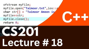 CS201 Short Lecture 18 | VU Short Lectures | CS201 Short Lectures | M Taimoor Ameen