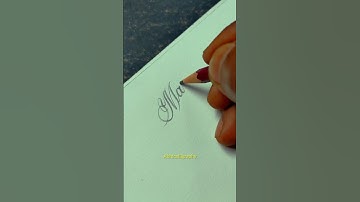 The Most Elegant Name Calligraphy You’ll See Today 🖋️💖 #calligraphy #handwriting #art #shorts