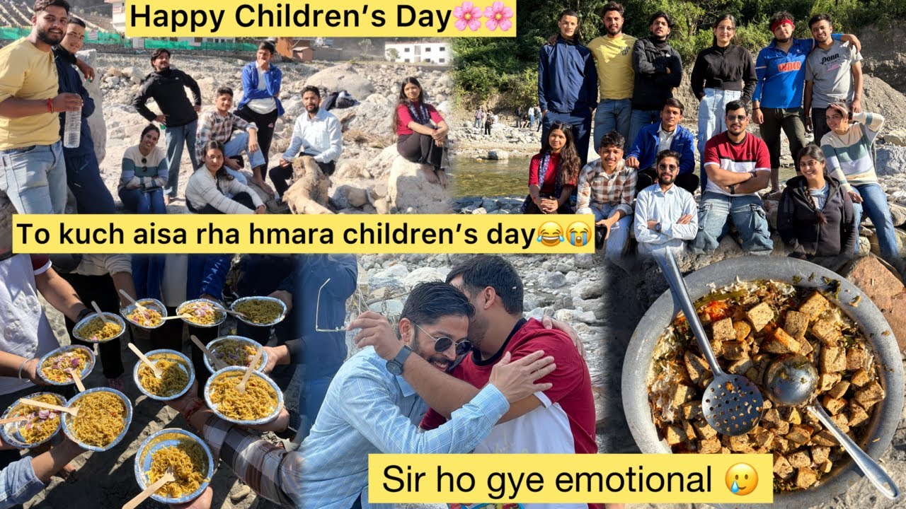 To aisa rha hmara Happy children’s Day 🌸🌸| Sir ho gye emotional 😭🥺| Prachi Jayara Vlogs🌸