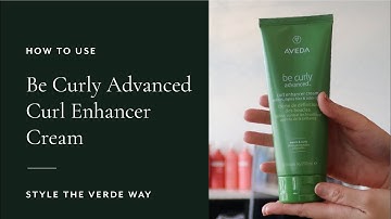 How To Use Be Curly Advanced Curl Enhancer Cream | Style The Verde Way