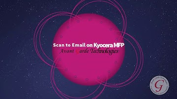 Configure Scan to Email on a Kyocera MFP