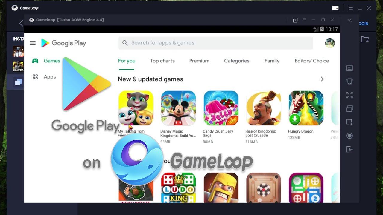 How To Install Google Play Store in Gameloop Emulator 