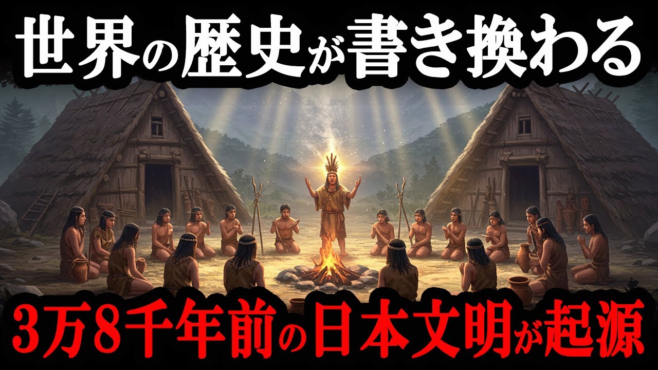 【驚愕】3万8千年前の古代日本文明が世界文明の起源だった！世界各地で発見される縄文人の痕跡とは