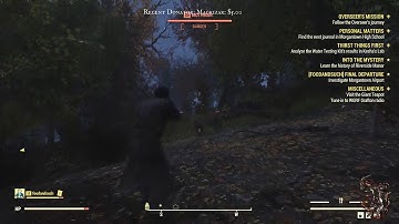 Fallout 76- Meeting Mothman for the First Time