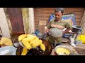 Indias biggest mirchi bajji  rs 20 only  rajahmundry  indian street food yummy streetfoodzone
