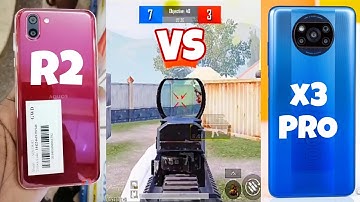 Sharp Aquos R2 vs Poco X3 Pro View Comparison 1v1 | PUBG MOBILE