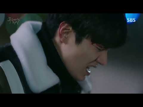 Joon Jae struck by a chest pain(The Legend of the Blue Sea E09)Kdrama hurt scene/sick malelead/faint
