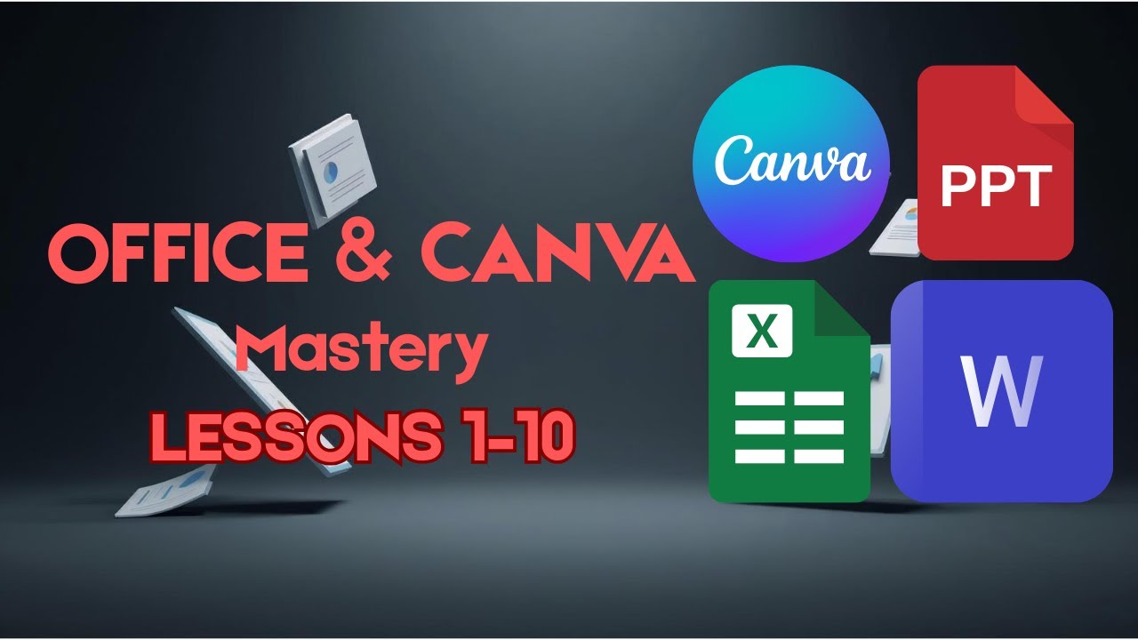 Microsoft Word, Excel, PowerPoint & Canva Full Course for Beginners ...