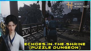How To Complete The Echoes In The Shrine Dungeon Puzzle Quest Where Winds Meet