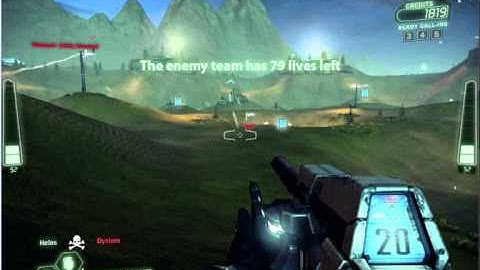 Tribes Ascend Closed Beta gameplay (Soldier)