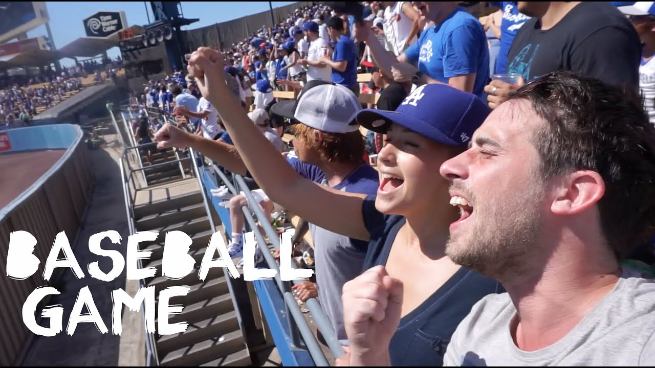 All You Can Eat At Baseball Game LA Dodgers, California Travel Vlog