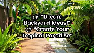 Transform Your Backyard Into a Tropical Paradise 🌿