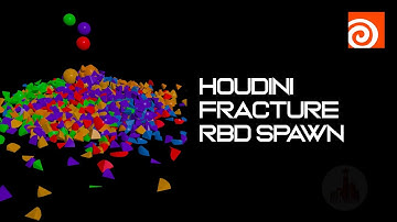 PROMO: FRACTURE RBD SPAWN #houdini, #vfx, #simulation #render