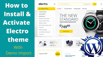 How to install & activate Electro theme(GPL) with demo installation | 100% verified way
