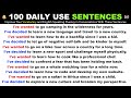 I’ve decided… I’ve wanted… - 100 Daily Use English Sentences | English Speaking Class