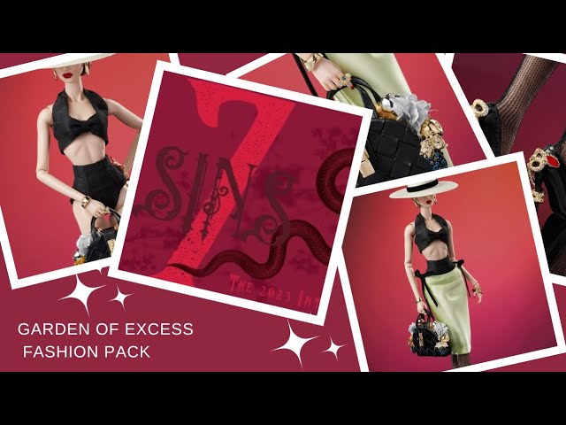 人形 FASHION TY 7SINS GARDEN OF EXCESS Garden of Excess Fashion Pack by Integrity Toys | UNBOXING - YouTube