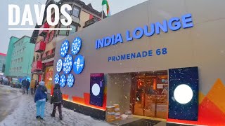 Walking in Davos@promenade WEF🇨🇭 India USA