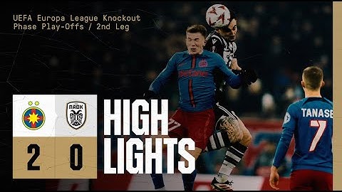 Τα στιγμιότυπα του FCSB-ΠΑΟΚ - PAOK TV