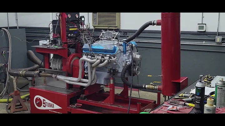 Russell's Oldsmobile 455 496 stroker dyno run