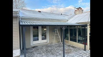 How to Assemble a Hardtop Gazebo Outdoor Pergola at Home #DIY #pergola #home