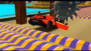 Cars vs 100 Speed Bumps #gaming 10