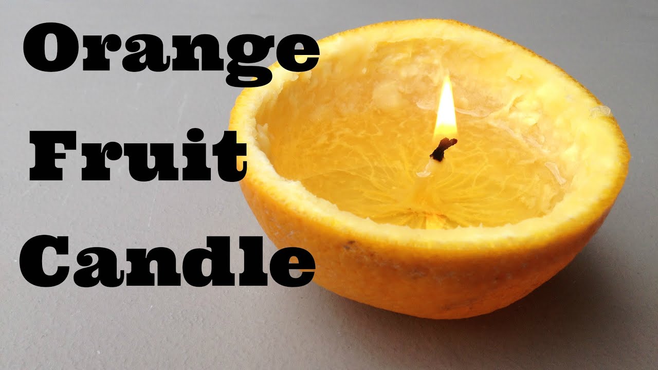 Turn an Orange into a Candle [Fun Project] [Survival Tips] - YouTube