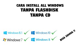 Cara Install All Windows Tanpa Flashdisk 100% Work Anti Error !! screenshot 4