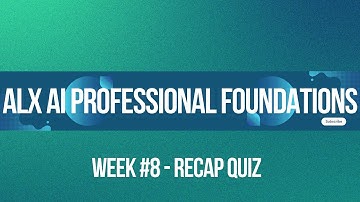 ALX Professional Foundations Week 8 Evaluation Quiz