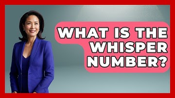 What Is The Whisper Number? - Stock and Options Playbook