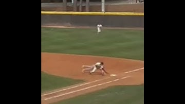 Holding 1b runner with right hand first baseman