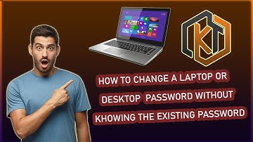 Change a computer password without knowing the existing password | Bangla tutorial