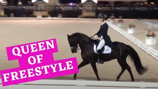 Caroline roffman and her highness o debuted their new young, hip
trendy freestyle this weekend at the global dressage festival. with a
fun collection of ...