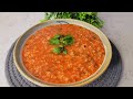 شوربة الرز الحمراء سهلة ولذيذة وتدفي بهاي الاجواء الباردة