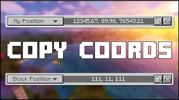 Minecraft Bedrock - How To Copy Coordinates & Paste To Chat! (Windows/Xbox/PS5/Switch/Mobile)