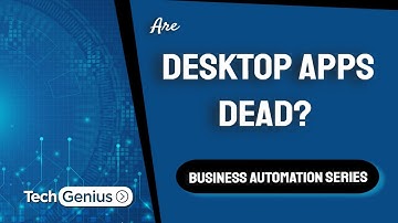 Are desktop apps dead? | Is there a future for desktop applications?