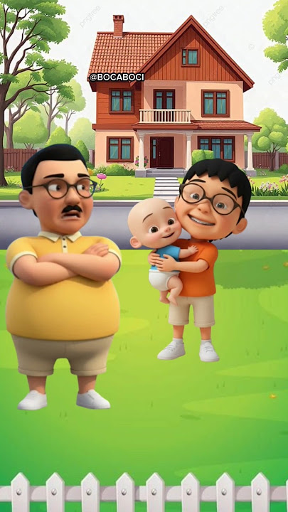 Waduh anak siapa yang di gendong ekhsan⁉️ #funny #cartoon #shorts #shortvideo #animation #lucu