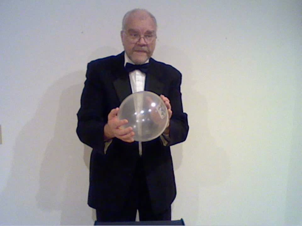 Card in the Balloon Trick YouTube