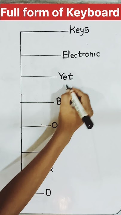 full-form-of-keyboard-youtube